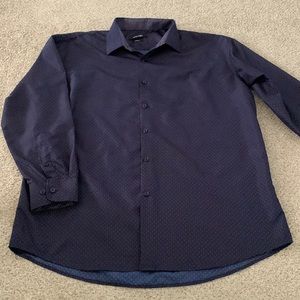 Navy Blue Button-Down